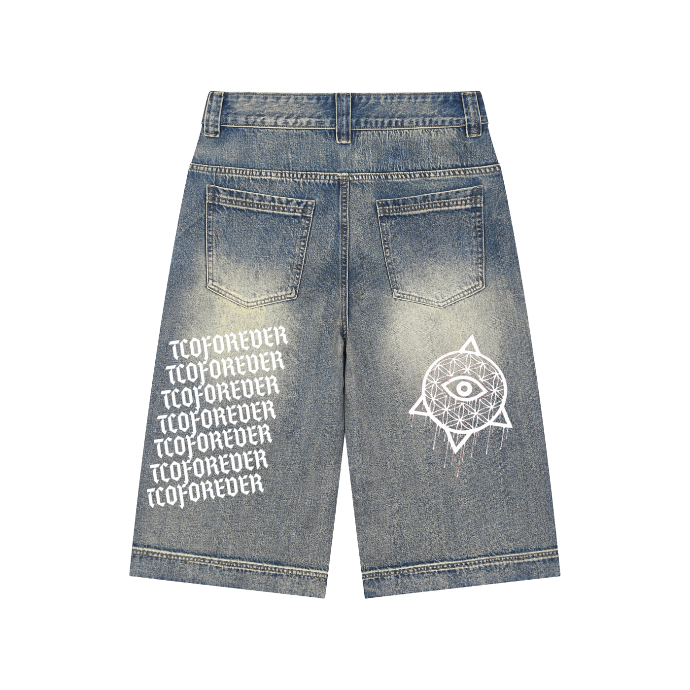 TCOFOREVER Vintage Denim Shorts