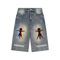 TCOFOREVER Vintage Denim Shorts